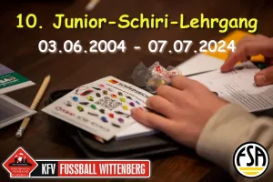 Werde Schiedsrichter! 10. Junior-Schiri-Lehrgang startet im Juni 2024