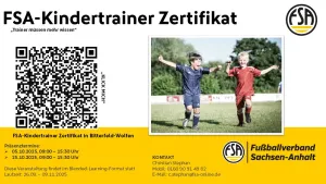 FSA-Kindertrainer-Zertifikat in Bitterfeld-Wolfen Anmeldung bis 24.09.2025