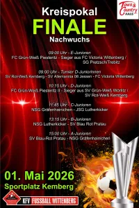 Nachwuchs - Kreispokalfinalspiele am 01. Mai in Kemberg