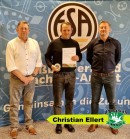 Christian Ellert vom VfB Rackith erhält den DFB Ehrenamtspreis 2023